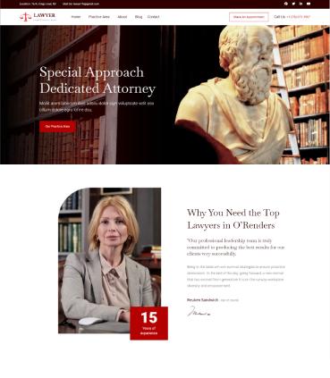  lawyer Website Design